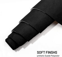 Load image into Gallery viewer, Foam-Backed Black Suede Headliner 98" L × 60" W - Ideal for DIY Projects