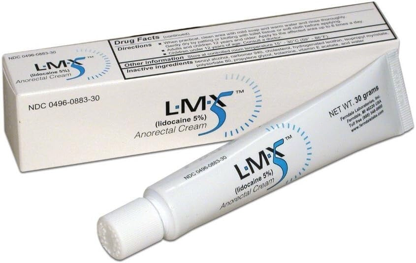 Clinically Proven 30g Lidocaine Cream for Alleviating Minor Skin Discomforts