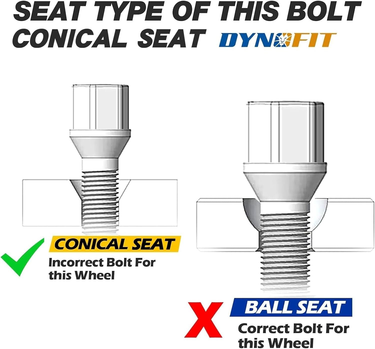 Premium M12x1.5 Wheel Bolts Set for BMW - 45mm Shank, Anti-Rust Finish