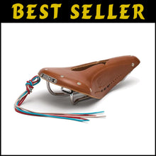 Load image into Gallery viewer, Classic B17 Carved Leather Bike Saddle - Pressure Relief and Timeless Design