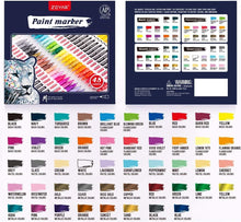 Load image into Gallery viewer, Water-Resistant Oil Paint Markers - Extra Fine Point, 48 Colors for Detail