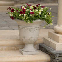Load image into Gallery viewer, Weather-Resistant 20" Moroccan Stone Planter Urn for Traditional Garden Elegance