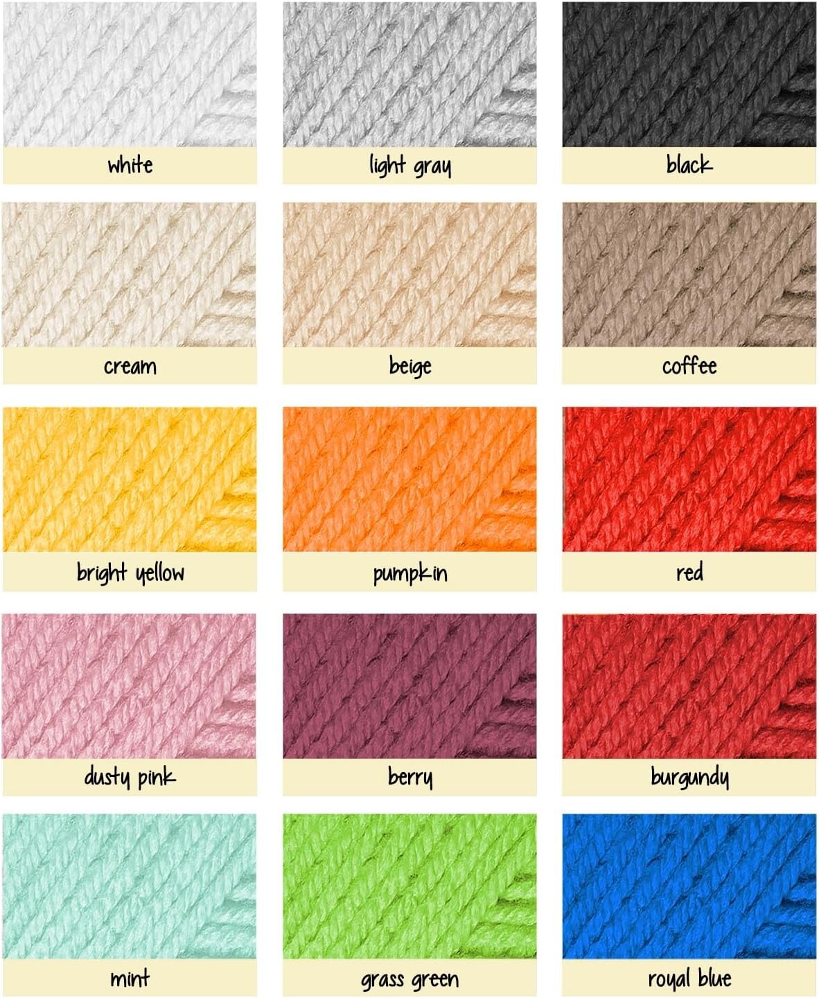 Beginner-Friendly Crochet Kit with Yarn, Hooks, and Crochet Bag for All Ages