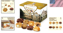 Load image into Gallery viewer, Elegant Matilde Vicenzi Cookie Tin - 32oz Italian Pastry Assortment for Gifts