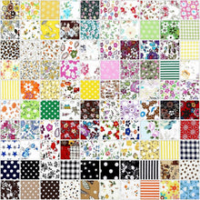 Load image into Gallery viewer, Multicolor 10x10 Inch Cotton Fabric Squares - Perfect for Quilting and Crafts