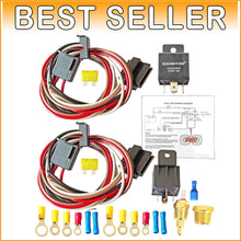 Load image into Gallery viewer, High-Performance Cooling Fan Relay Kit with Easy Wiring Diagram and Accessories