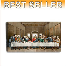 Load image into Gallery viewer, Leonardo da Vinci's The Last Supper Canvas - 32x18 Giclee Print for Home Styling