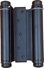 Load image into Gallery viewer, Self-Closing 5-Inch Adjustable Spring Hinge, Oil Rubbed Bronze, Heavy-Duty Steel