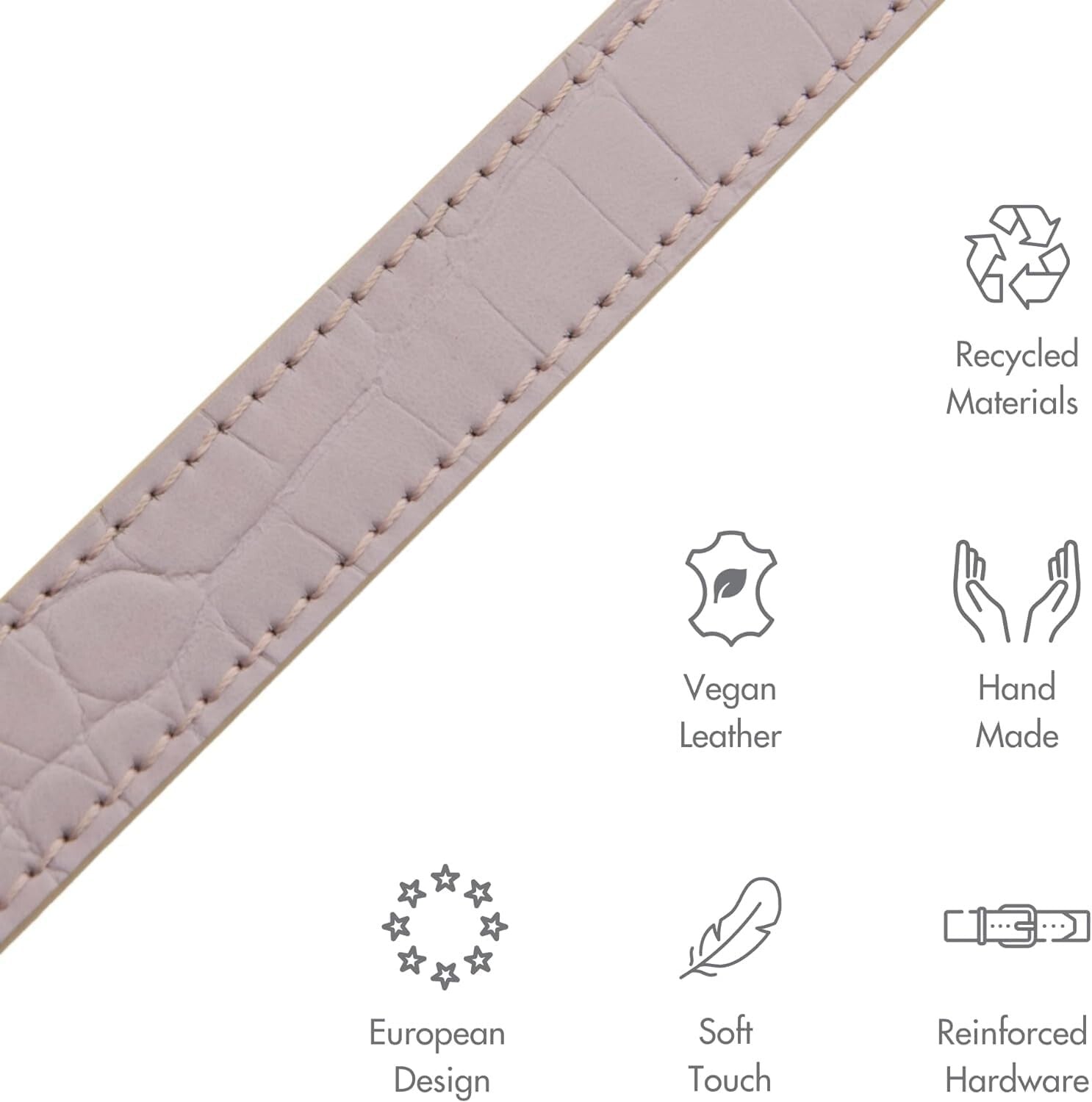 4ft Padded Milan Dog Leash - Stylish Vegan Leather Lead for Medium & Large Dogs