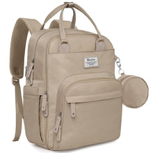 Load image into Gallery viewer, Stylish Waterproof Diaper Bag Backpack with Insulated Bottle Holders, Clay