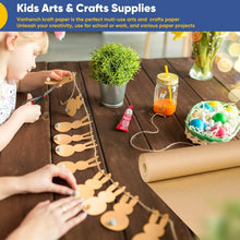 Load image into Gallery viewer, Large 70GSM Brown Kraft Paper Roll - Perfect for Artistic Projects &amp; Packing