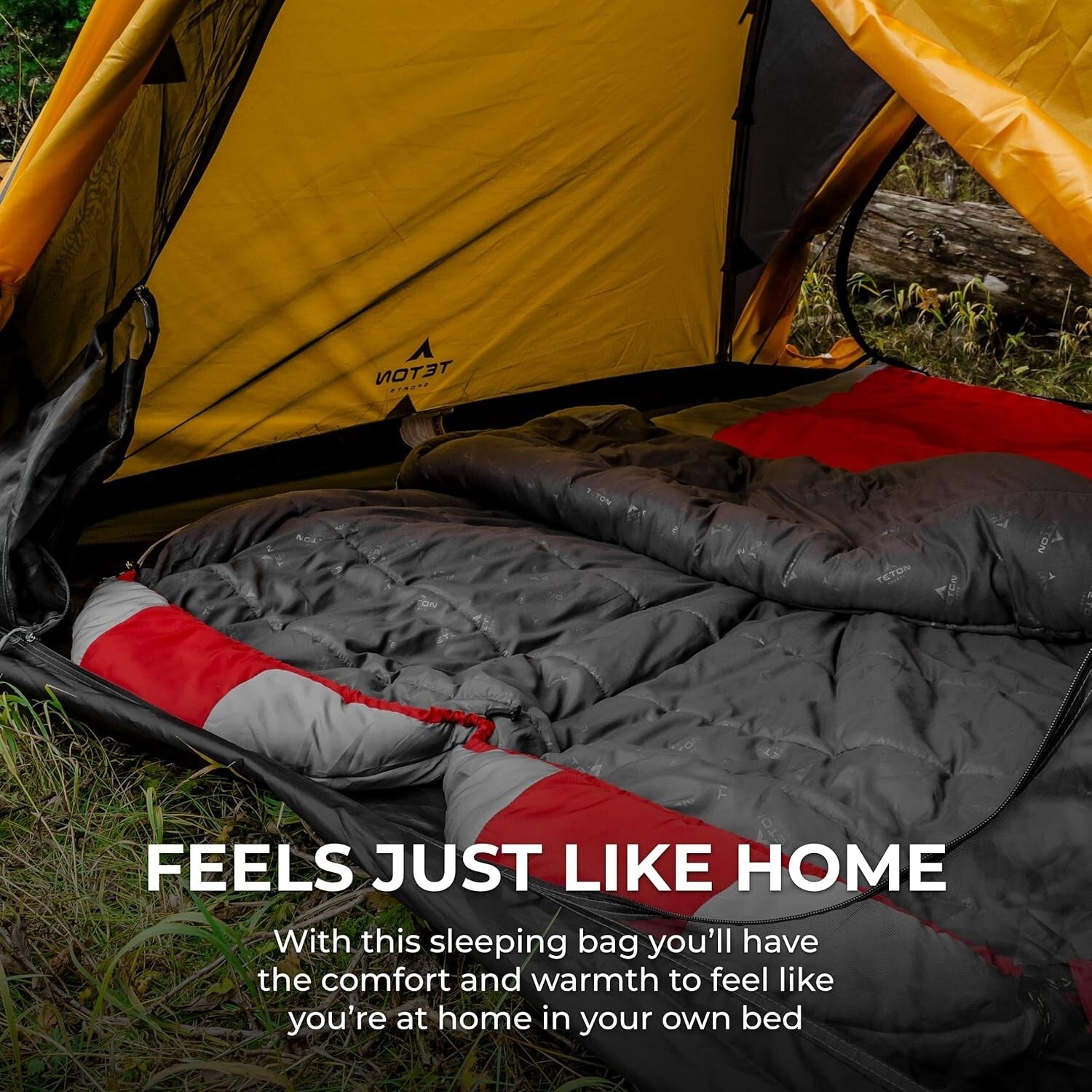 Two-Person Mummy Sleeping Bag - Warm Weather Camping, Backpacking & Hiking Gear