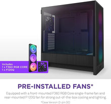 Load image into Gallery viewer, Nzxt H5 Flow RGB 2024 - Advanced Mid-Tower PC Case for Gaming with RGB Lighting