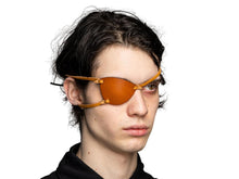 Load image into Gallery viewer, Adjustable Black Leather Eye Patch - Stylish Punished Snake Cosplay Accessory