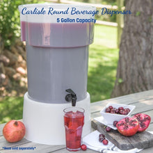 Load image into Gallery viewer, Stylish White Beverage Dispenser with Easy Pouring Spigot and Labeling System