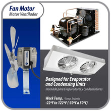 Load image into Gallery viewer, Versatile 16W Condenser/Evaporator Motor - 115V, Lightweight Copper Construction