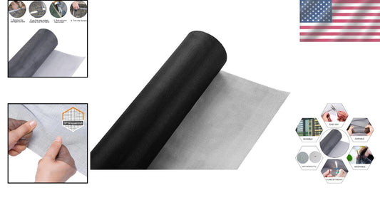 Durable 36" x 100' Fiberglass Screen Roll - Customizable for Any Application