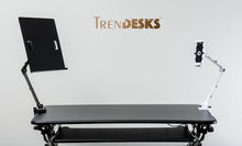 Load image into Gallery viewer, Full Motion Black Document and Tablet Holder - Adjustable &amp; Space-Saving Design