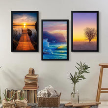 Load image into Gallery viewer, 24x36 Black Wall Mount Picture Frames - 6pcs Set for Vertical and Horizontal Use