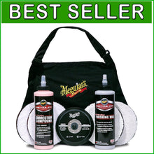 Load image into Gallery viewer, All-in-One 5-Inch Paint Correction Kit: Cutting Discs, Compound &amp; Finishing Wax