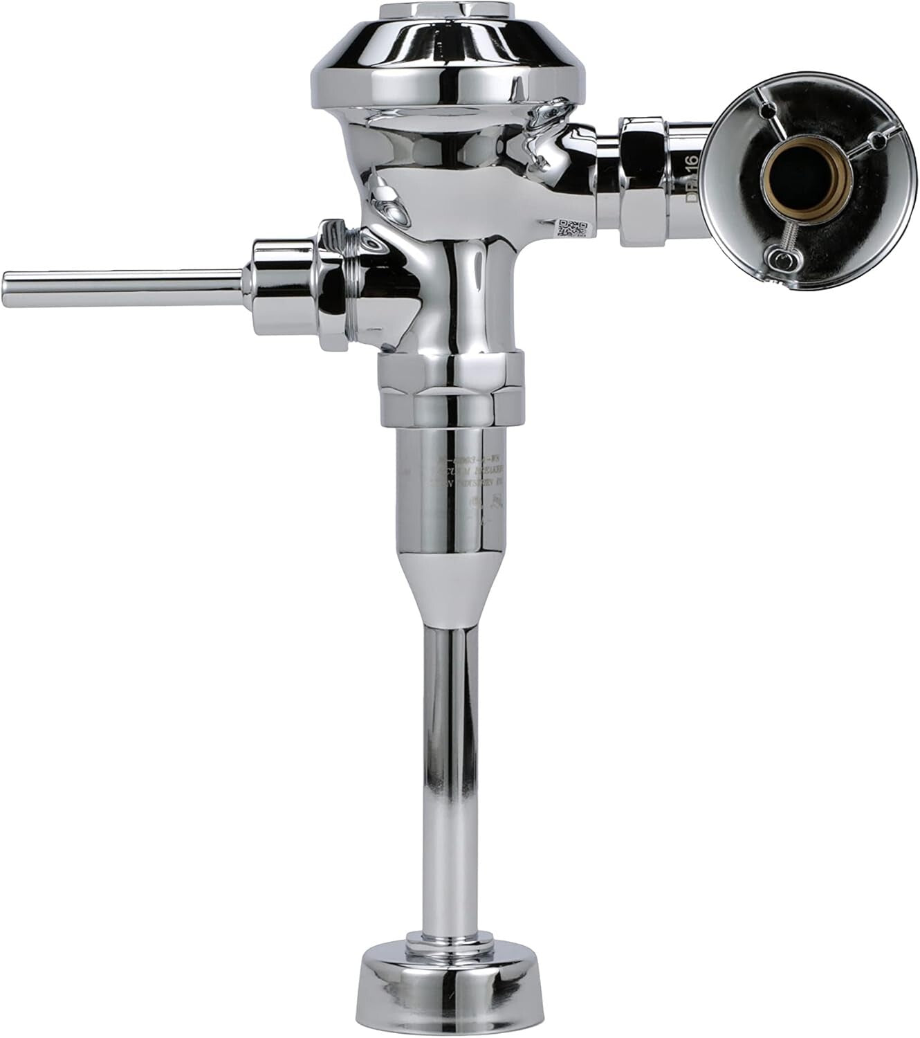 High-Performance Aquaflush Diaphragm Flush Valve with Sweat Solder Kit, Chrome