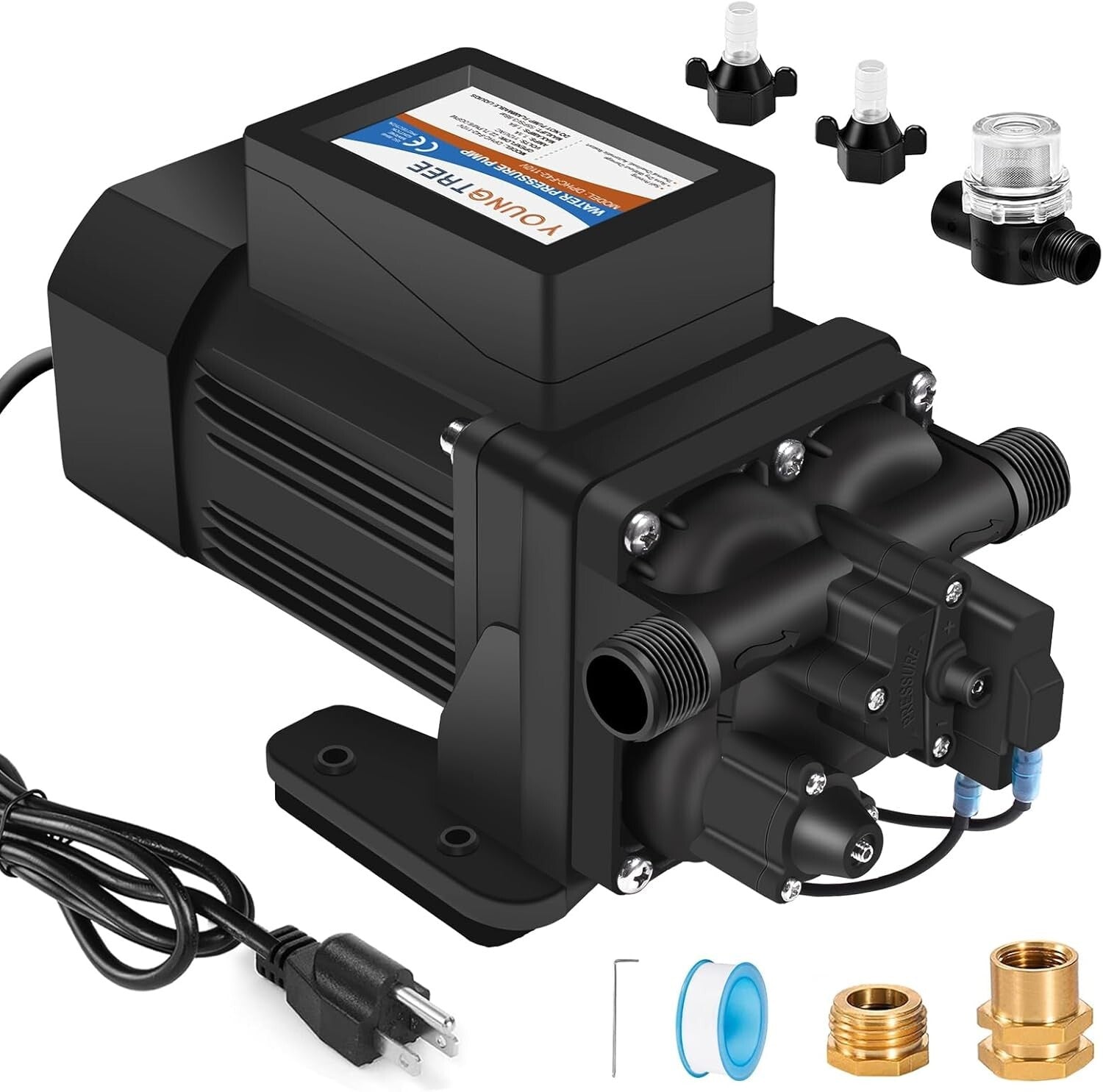 Professional-Grade Water Pump - 110V, 6.0 GPM, Perfect for Home & Industrial Use