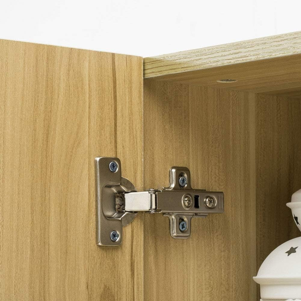 40PCS 110° Soft Close Hinge Set - Two-Hole Mounting for Frameless Cabinets