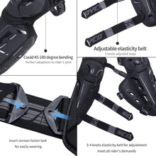 Load image into Gallery viewer, Reflective 2 in 1 Motorcycle Knee and Shin Pads - Ideal for Safety on the Road