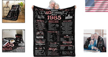 Load image into Gallery viewer, Elegant Ruby Wedding Anniversary Blanket – Perfect Gift for Loving Couples