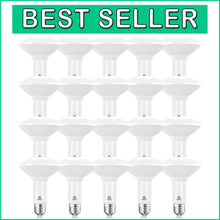 Load image into Gallery viewer, 20-Pack of Eye-Friendly Dimmable LED Flood Bulbs, Warm White, 3000K Brightness