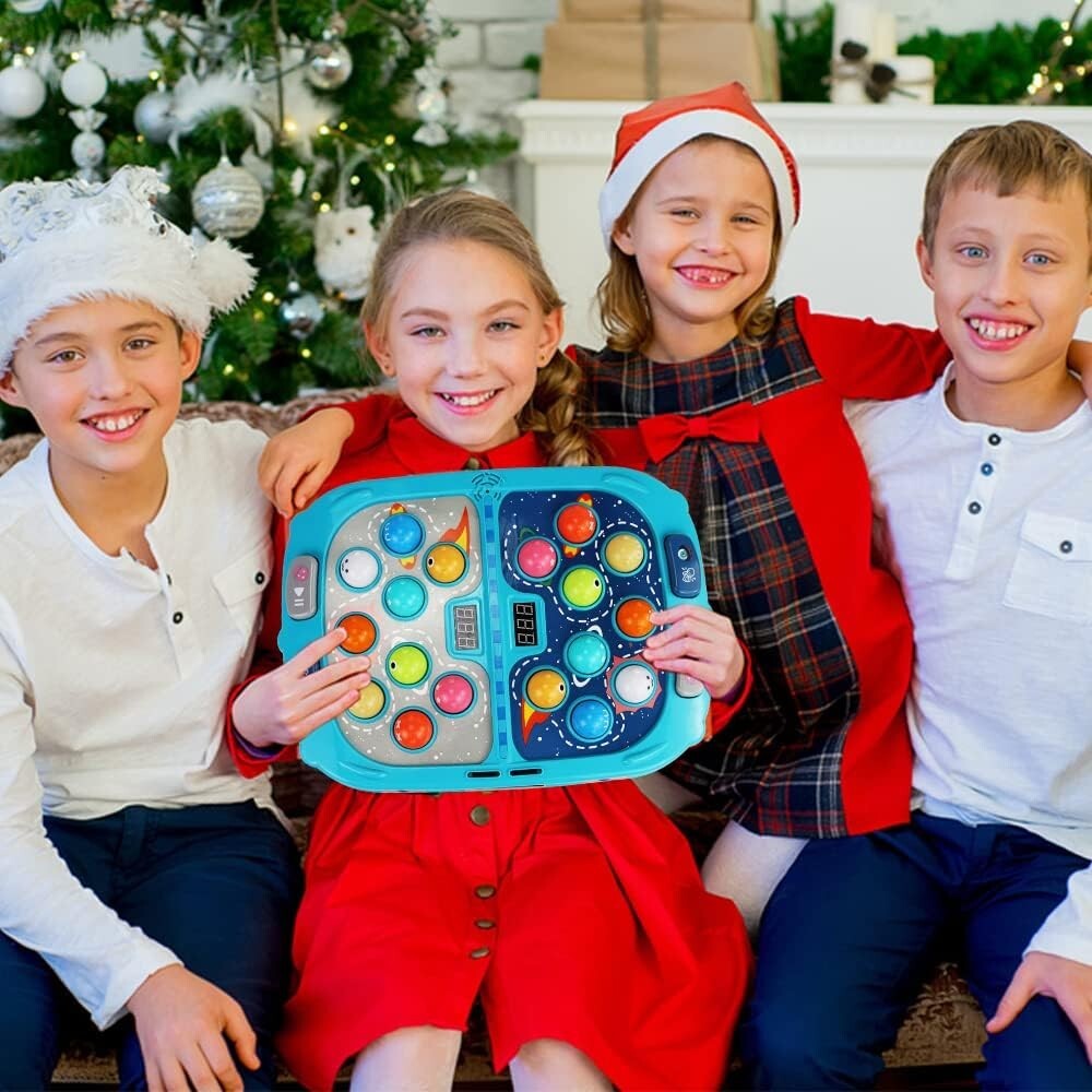 Deluxe Whack Mole Toy with 2 Hammers for Boys & Girls - Colorful Gameplay