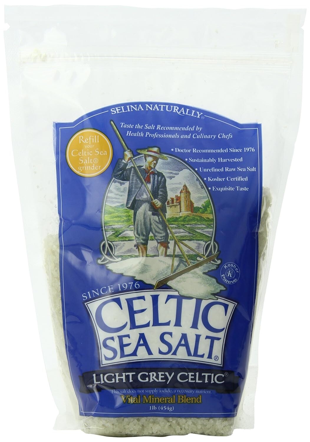 Trusted Light Grey Sea Salt in Resealable Bags - Perfect for Cooking & Baking