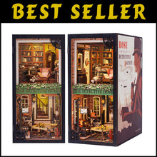 Load image into Gallery viewer, Rose Detective Agency DIY Book Nook Kit - Magical Miniature Decor with LED Light