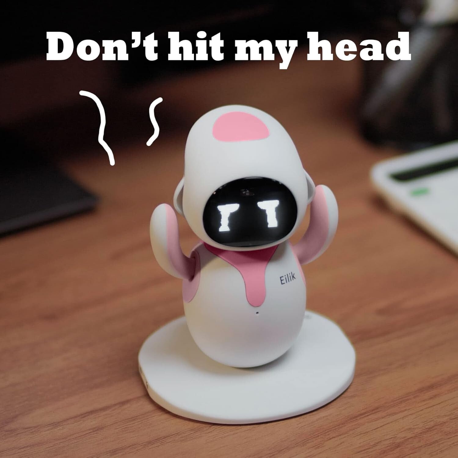 Interactive Pink Robot Pet - Engaging Touch Toy with Emotions & Mini-Games