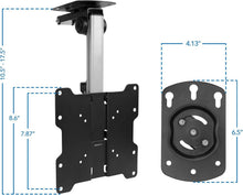 Load image into Gallery viewer, Adjustable Flip Down TV &amp; Monitor Mounting Solution - 90° Tilt for Small Spaces