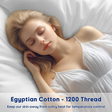 Load image into Gallery viewer, Eco-Friendly 1200 Thread Count Egyptian Cotton Sheet Set - Breathable &amp; Soft