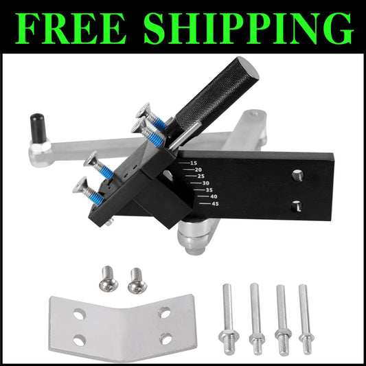 Precision Lawn Mower Blade Sharpener - 15°-45° Angle Adjustment, Stainless Steel