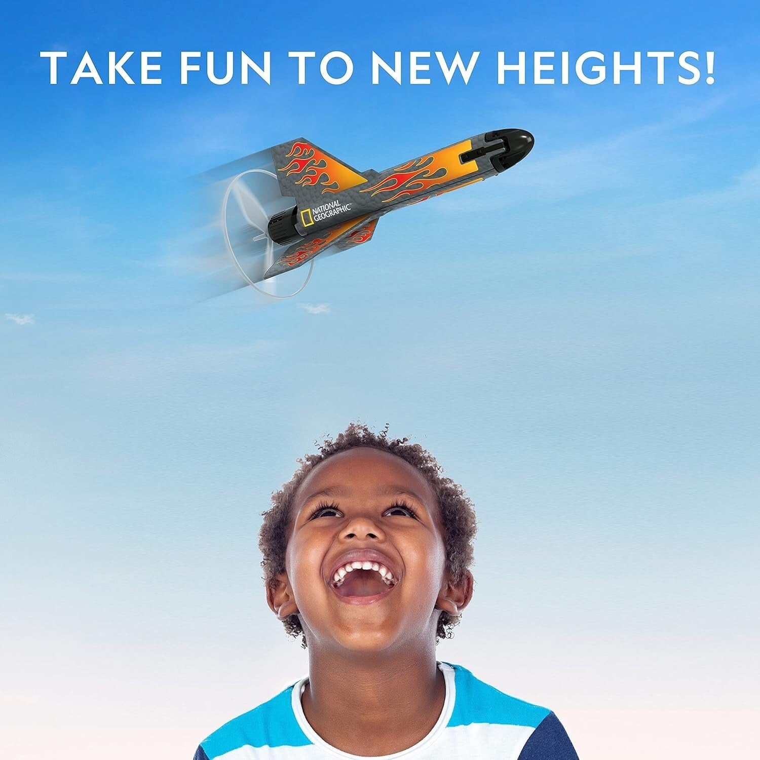Advanced Motorized Rocket Toy for Kids – Launch to 200 ft with Easy Landing!