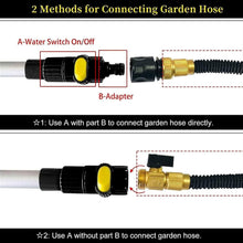 Load image into Gallery viewer, Efficient Telescopic Car Wash Brush - 5-12ft Long with Hose Adapter for Easy Use