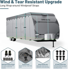 Load image into Gallery viewer, 7-Layer Waterproof RV Cover for 16-18ft Trailers - Ultimate Protection Ensemble