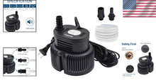 Load image into Gallery viewer, High Efficiency Above Ground Pool Water Removal Pump with 3 Adapters &amp; 25ft Cord
