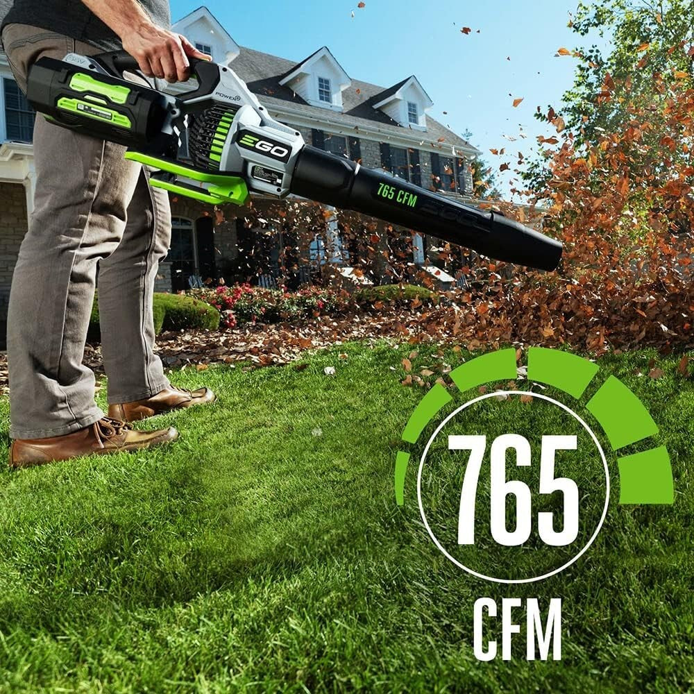Effortless Cordless Leaf Blower 765 CFM - Including 56V Battery & Nozzle Set