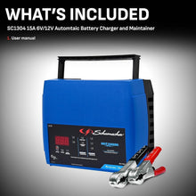Load image into Gallery viewer, 15 Amp Fully Automatic Battery Charger &amp; Maintainer for Marine, Car &amp; Motorcycle