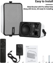 Load image into Gallery viewer, Powerful Wall Mount Bluetooth Speakers – Sync Up to 100 Units for Stereo Sound