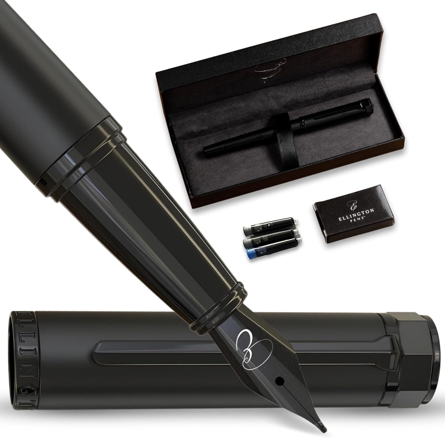 Luxury Fountain Pen Set: Smooth Medium Nib & Gift Box - Perfect for Calligraphy