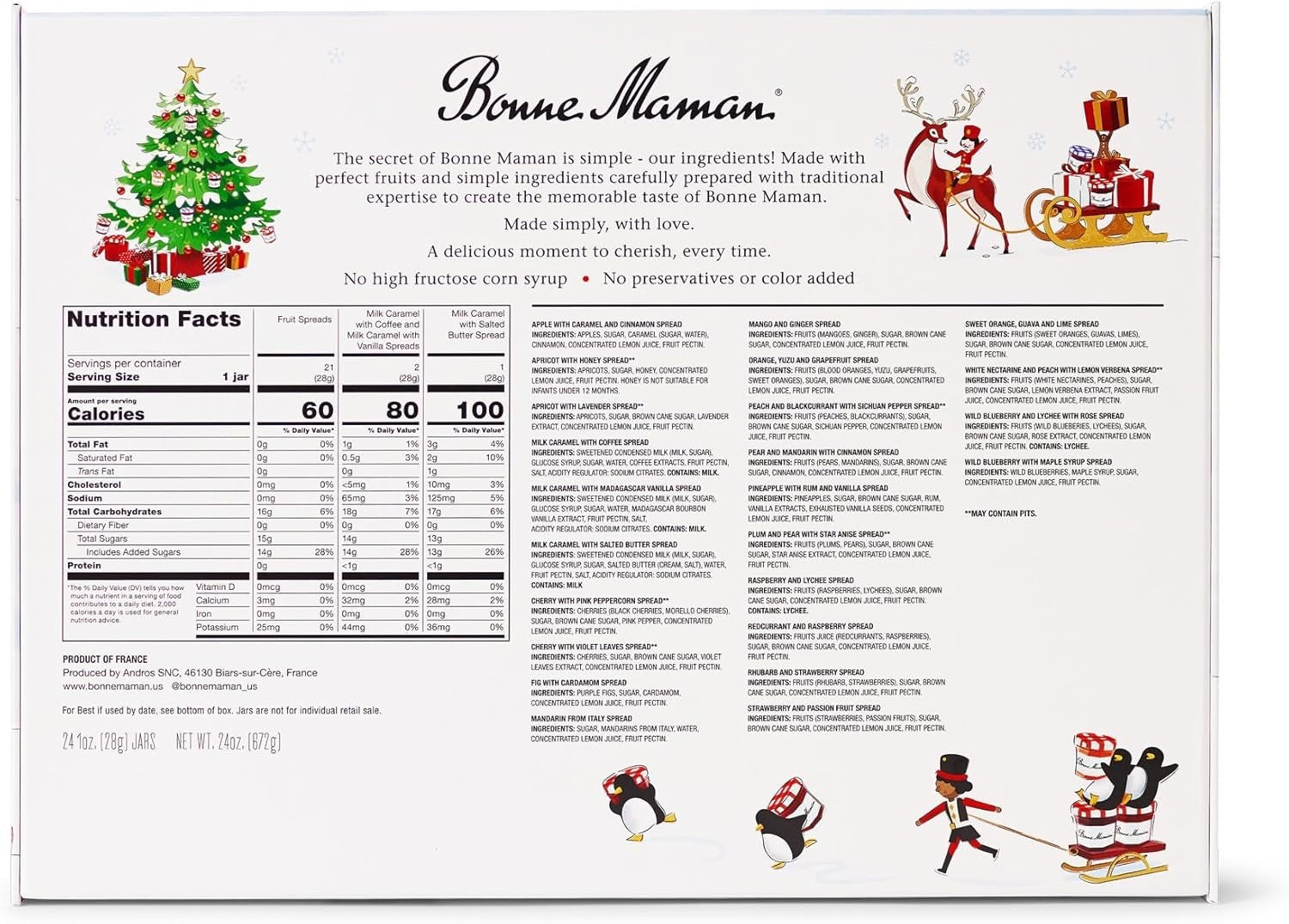 Beautifully Illustrated 2025 Advent Calendar - 24 Seasonal Flavor Surprises