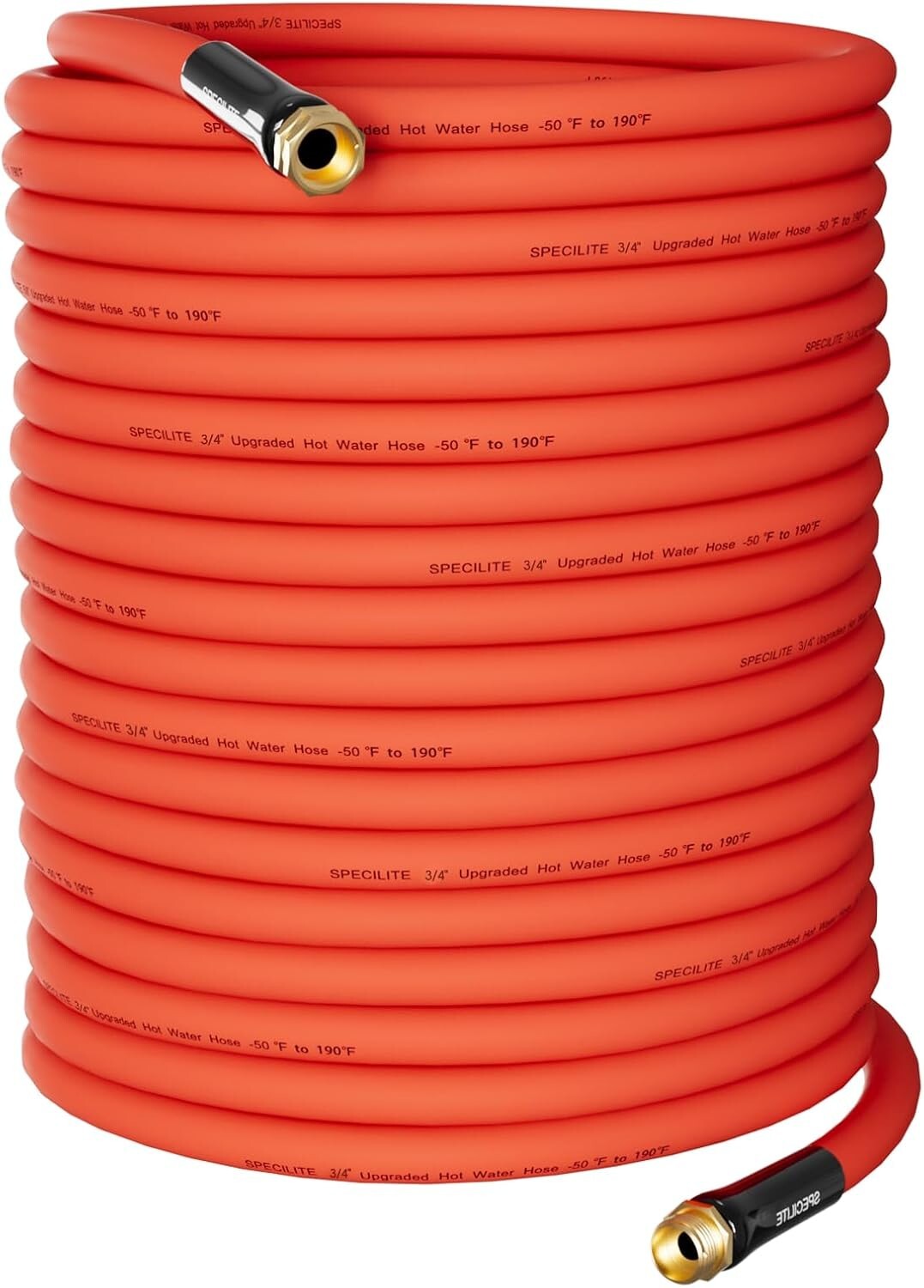 150ft Kink-Free Garden Hose with 3/4" Brass Fittings - All-Weather Performance