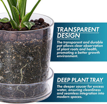 Load image into Gallery viewer, Lightweight Clear Acrylic Orchid Planter with Drainage - Ideal for Home Decor