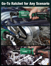 Load image into Gallery viewer, Versatile Cordless Ratchet Wrench 3/8" with Extension &amp; Adapters - KIMO 20V Set
