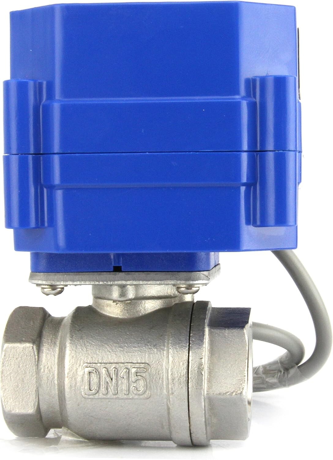 Energy-Efficient 1/2" Motorized Ball Valve - 9-24V DC, Ideal for Automation